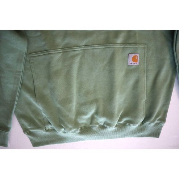 Carhartt Men's Sz M Green Force Relaxed Fit Lightweight Logo Graphic Sweatshirt - Picture 8 of 10